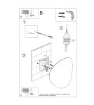 Wall lamps - Sollux Wall lamp SENSES black SL.0935 - product 5