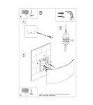 Wall lamps - Sollux Wall lamp MAGNUS white SL.0936 - product 5