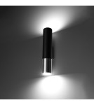 Wall lamps - Sollux Wall lamp LOOPEZ black/chrome SL.0938 - product 3