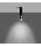 Sollux Plafon LOOPEZ czarny/chrom SL.0939