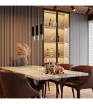 Ceiling lamps - Sollux Plafond LOOPEZ black/chrome SL.0939 - product 6