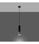 Pendant lamps - Sollux LOOPEZ 1 black/chrome pendant lamp SL.0940 - product 3