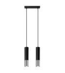 Pendant lamps - Sollux LOOPEZ 2 pendant lamp black/chrome SL.0941 - product 1