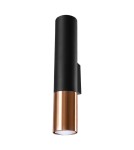 Wall lamps - Sollux Wall lamp LOOPEZ black/copper SL.0944 - product 1