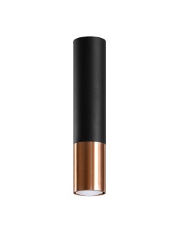 Sollux Plafond LOOPEZ black/copper SL.0945