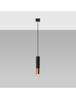 Sollux LOOPEZ 1 black/copper pendant lamp SL.0946 - product 2