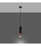 Pendant lamps - Sollux LOOPEZ 1 black/copper pendant lamp SL.0946 - product 3