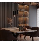 Pendant lamps - Sollux LOOPEZ 1 black/copper pendant lamp SL.0946 - product 6