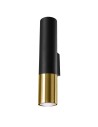 Sollux Wall lamp LOOPEZ black/gold SL.0950
