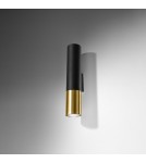 Sollux Kinkiet LOOPEZ czarny/złoty SL.0950