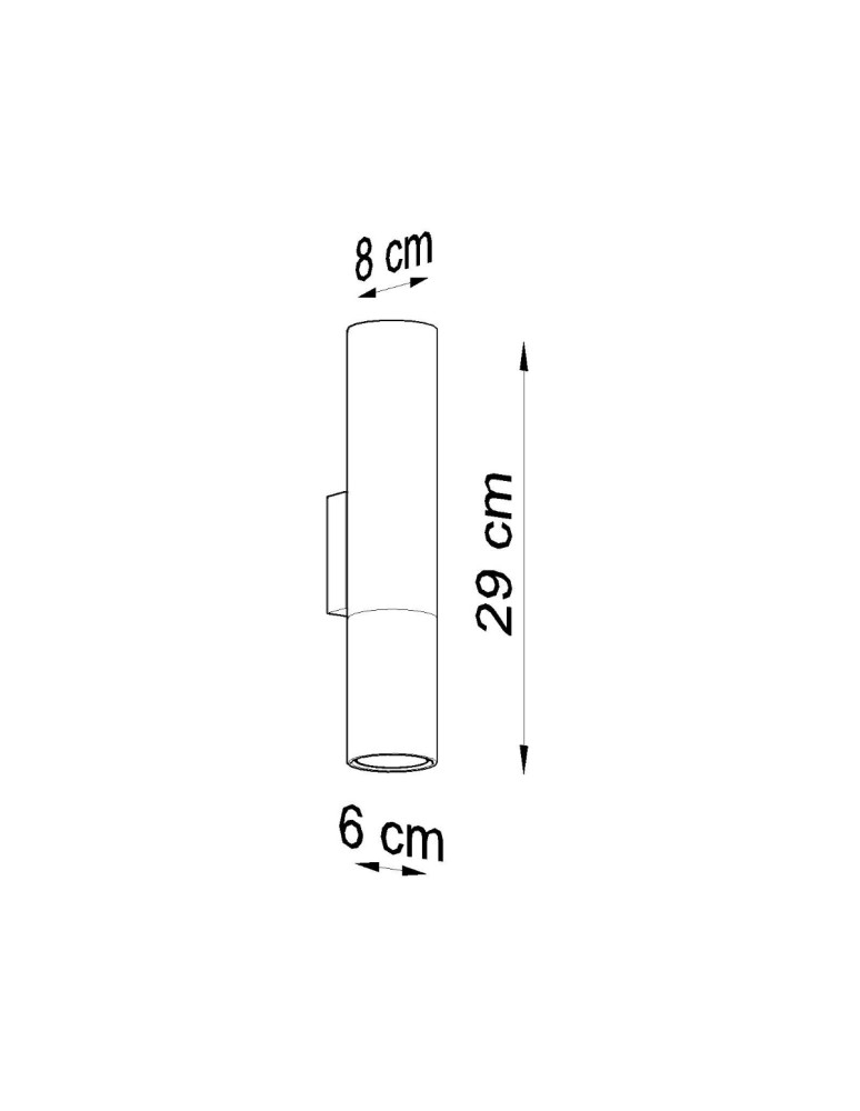 Wall lamps - Sollux Wall lamp LOOPEZ black/gold SL.0950 - product kolory-swiatla.pl 4