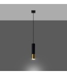 Pendant lamps - Sollux LOOPEZ 1 black/gold pendant lamp SL.0952 - product 3