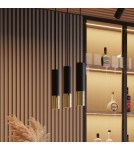 Pendant lamps - Sollux LOOPEZ 2 black/gold pendant lamp SL.0953 - product 8