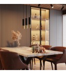 Pendant lamps - Sollux LOOPEZ 3P black/gold pendant lamp SL.0955 - product 6