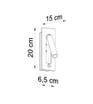 Sollux Kinkiet ENIF czarny SL.0956