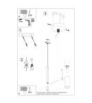 Sollux Lampa wisząca WEZYR 1 biała SL.0957