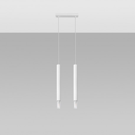 Sollux Lampa wisząca WEZYR 2 biała SL.0958