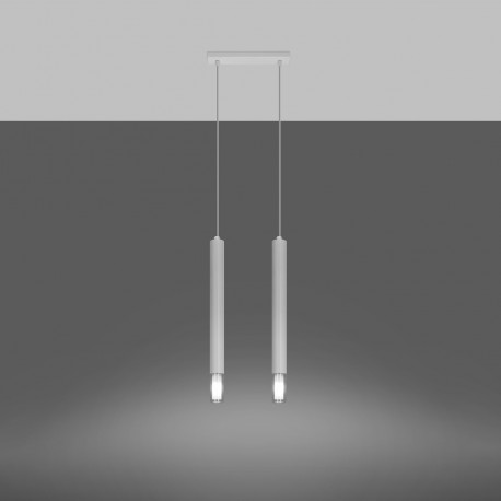 Sollux Lampa wisząca WEZYR 2 biała SL.0958