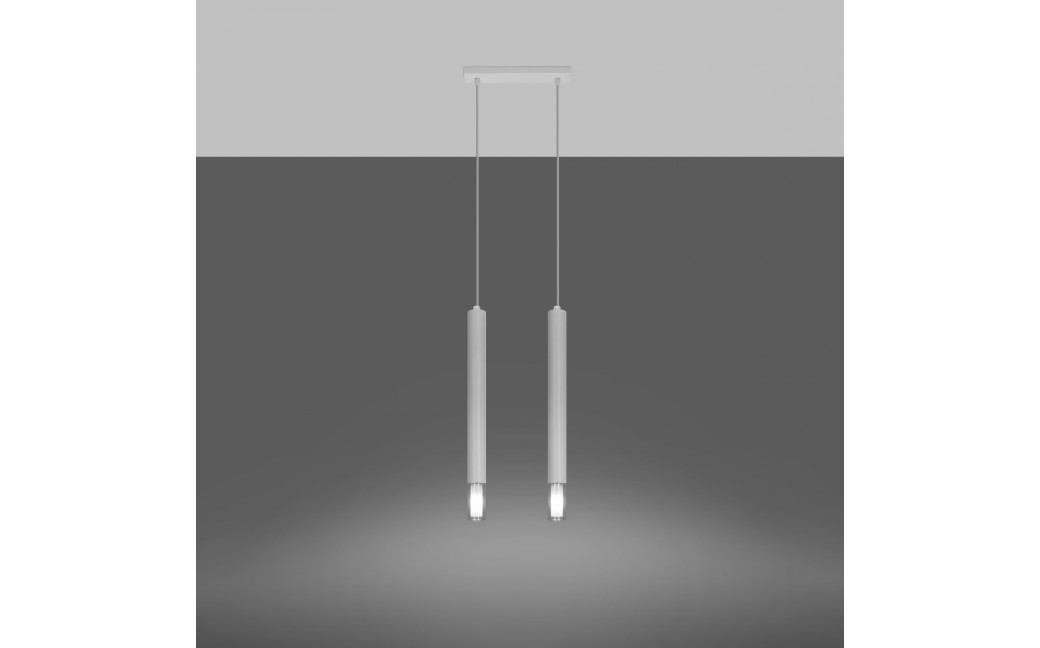 Sollux Lampa wisząca WEZYR 2 biała SL.0958