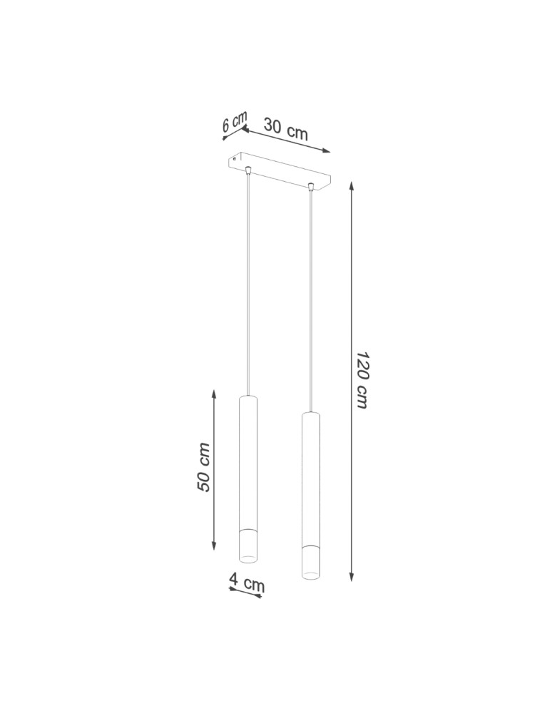 Pendant lamps - Sollux WEZYR 2 pendant lamp white SL.0958 - product kolory-swiatla.pl 4