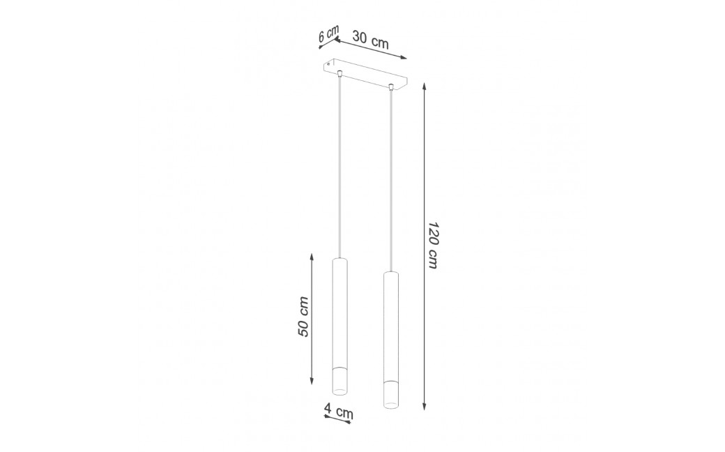 Sollux Lampa wisząca WEZYR 2 biała SL.0958