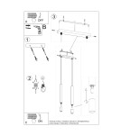 Pendant lamps - Sollux WEZYR 2 pendant lamp white SL.0958 - product 5