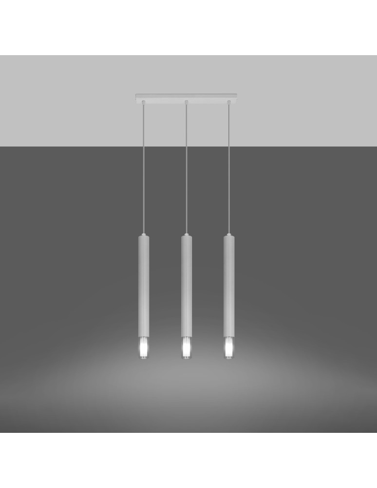 Pendant lamps - Sollux WEZYR 3 pendant lamp white SL.0959 - product kolory-swiatla.pl 3