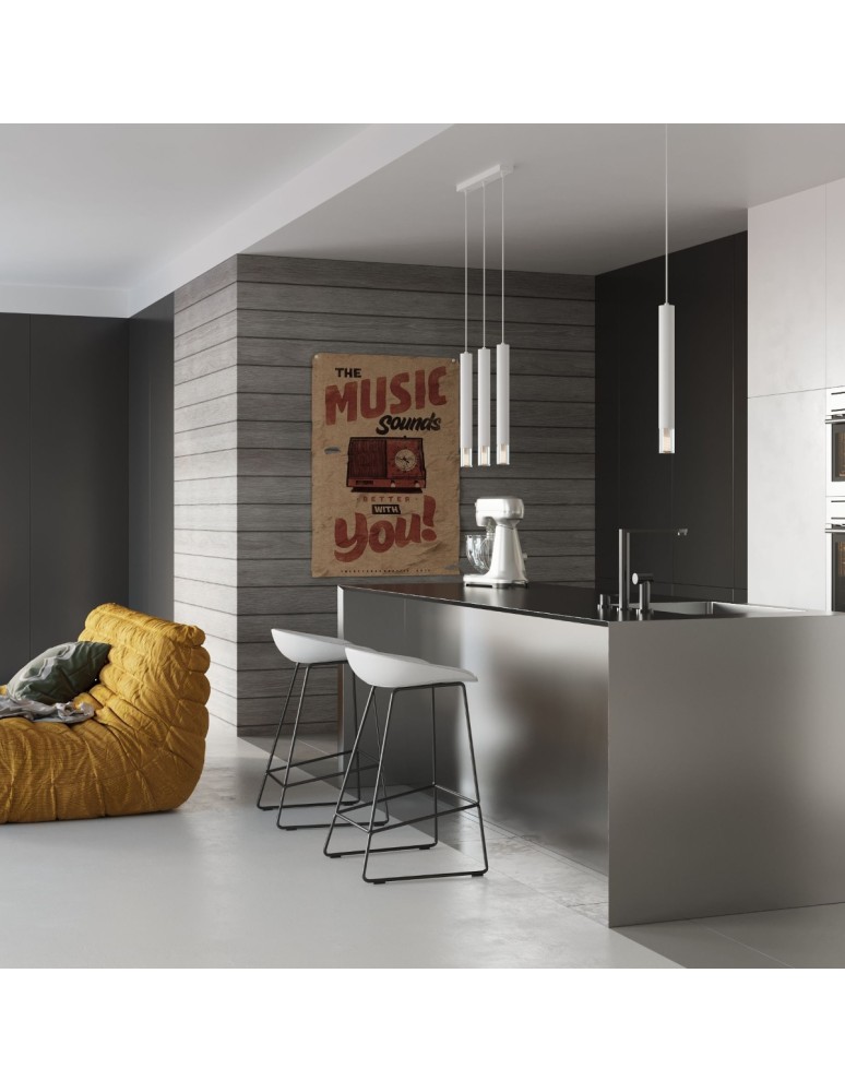 Pendant lamps - Sollux WEZYR 3 pendant lamp white SL.0959 - product kolory-swiatla.pl 6