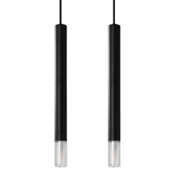 Sollux Lampa wisząca WEZYR 2 czarna SL.0961