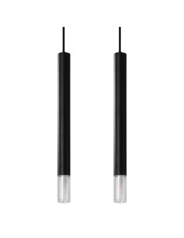 Sollux WEZYR 2 pendant lamp black SL.0961