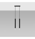 Pendant lamps - Sollux WEZYR 2 pendant lamp black SL.0961 - product 2