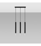 Pendant lamps - Sollux WEZYR 3 pendant lamp black SL.0962 - product 2