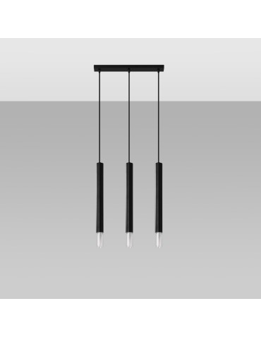 Sollux WEZYR 3 pendant lamp black SL.0962 - product 2
