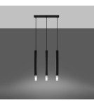 Pendant lamps - Sollux WEZYR 3 pendant lamp black SL.0962 - product 3