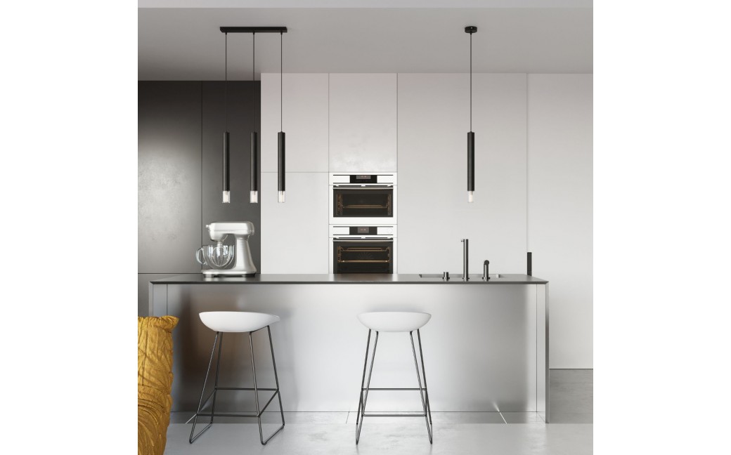 Sollux Lampa wisząca WEZYR 3 czarna SL.0962