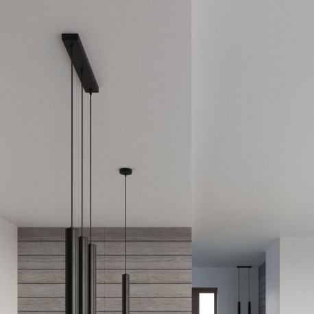 Sollux Lampa wisząca WEZYR 3 czarna SL.0962