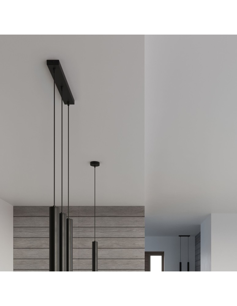 Pendant lamps - Sollux WEZYR 3 pendant lamp black SL.0962 - product kolory-swiatla.pl 8
