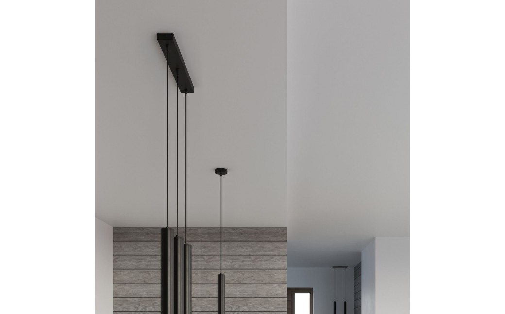 Sollux Lampa wisząca WEZYR 3 czarna SL.0962