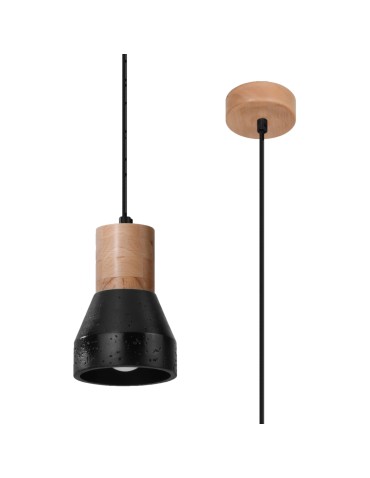 Sollux QUBIC pendant lamp black SL.0963