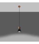 Sollux Lampa wisząca QUBIC czarna SL.0963