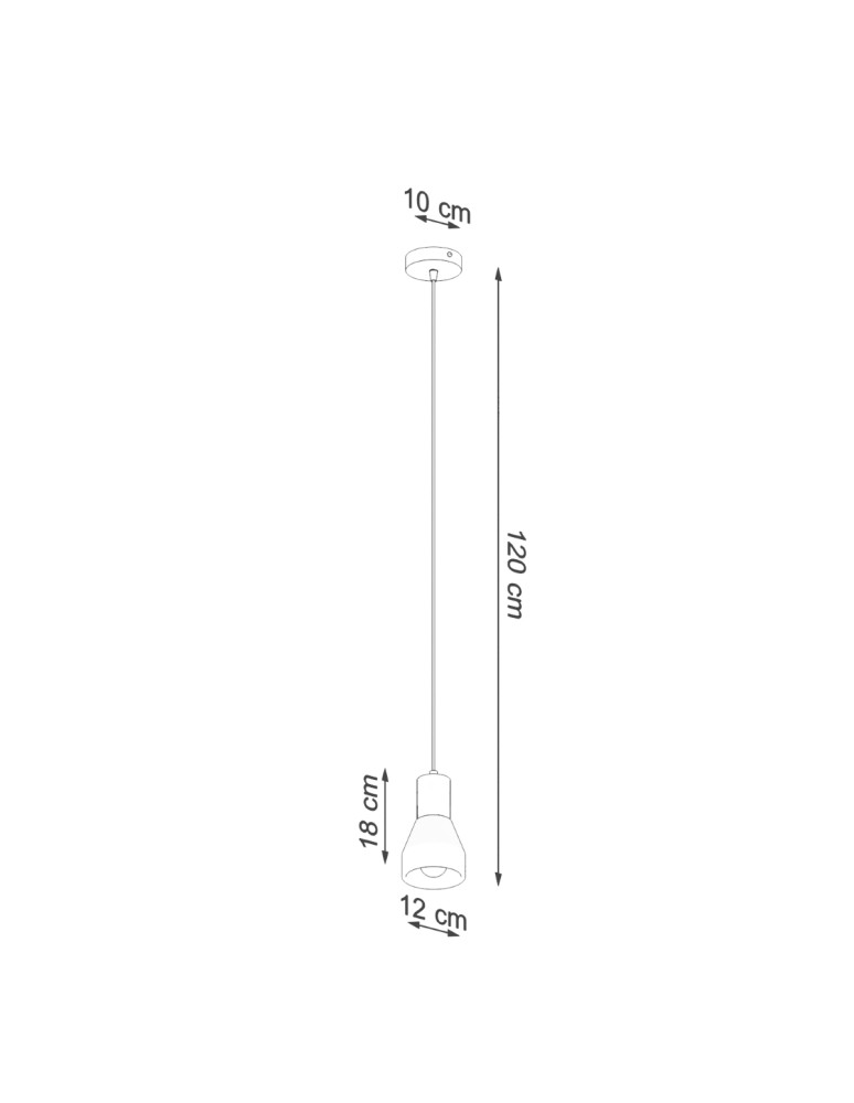 Pendant lamps - Sollux QUBIC pendant lamp black SL.0963 - product kolory-swiatla.pl 4