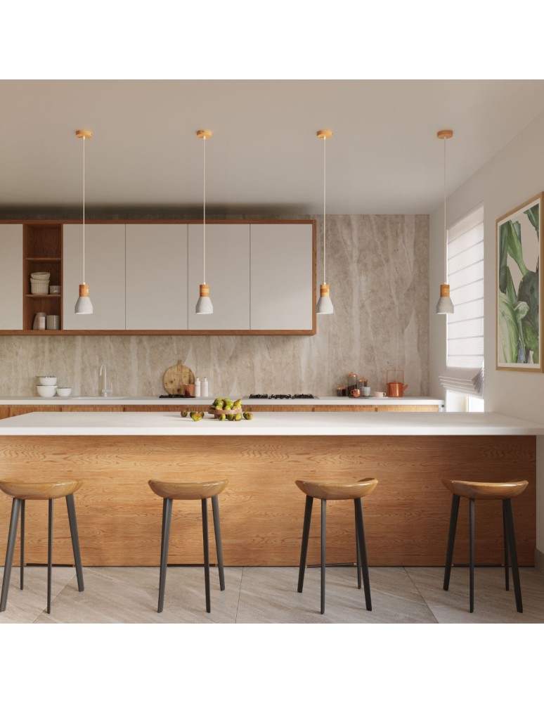 Pendant lamps - Sollux QUBIC pendant lamp grey SL.0964 - product kolory-swiatla.pl 7