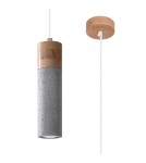 Sollux Lampa wisząca ZANE 1 szara SL.0965