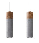 Pendant lamps - Sollux ZANE 2 pendant lamp grey SL.0966 - product 1