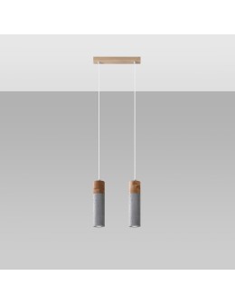 Sollux ZANE 2 pendant lamp grey SL.0966 - product 2