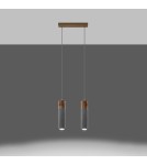 Pendant lamps - Sollux ZANE 2 pendant lamp grey SL.0966 - product 3