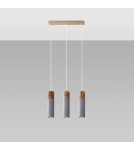 Pendant lamps - Sollux ZANE 3 grey pendant lamp SL.0967 - product 2