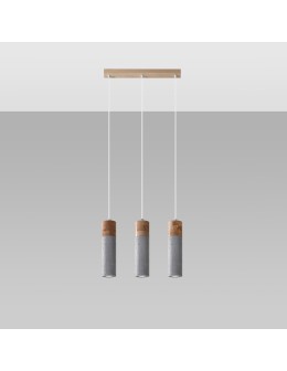 Sollux ZANE 3 grey pendant lamp SL.0967 - product 2