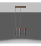 Pendant lamps - Sollux ZANE 3 grey pendant lamp SL.0967 - product 3