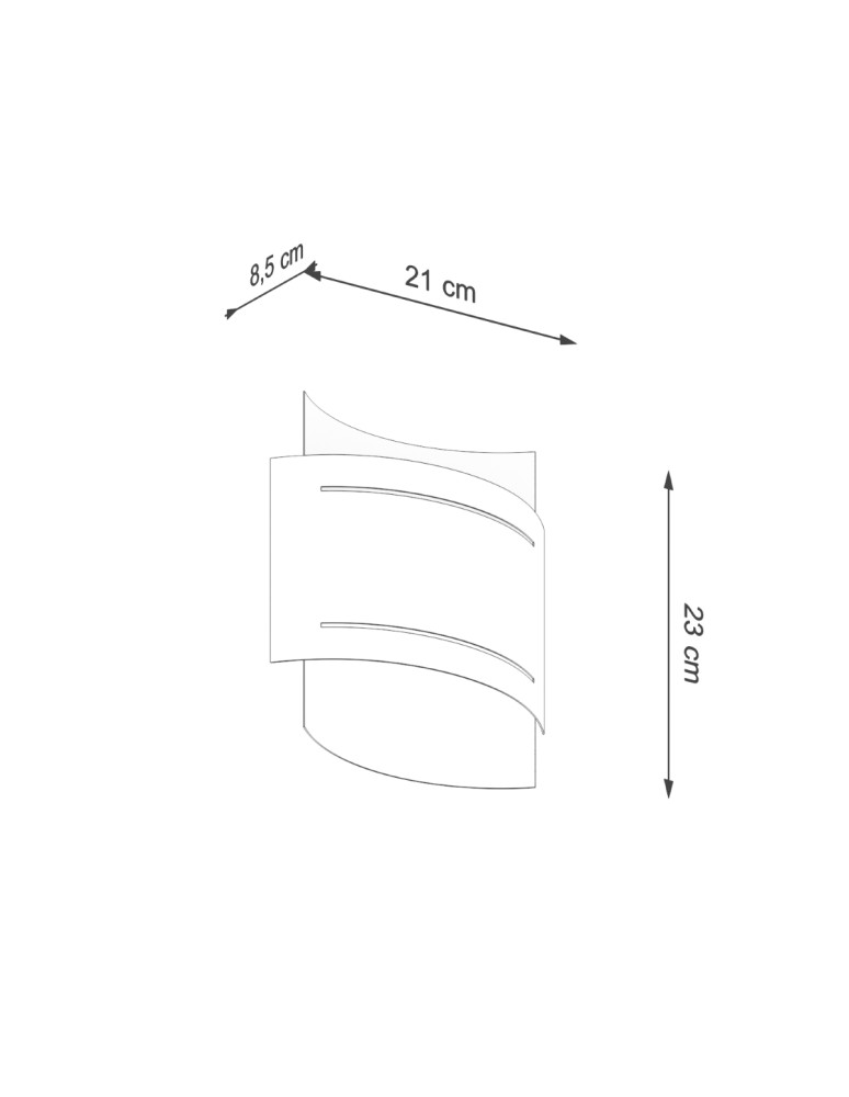 Wall lamps - Sollux Wall lamp HESTIA white SL.0980 - product kolory-swiatla.pl 4